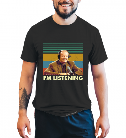 Cheers Vintage T Shirt, I’m Listening Tshirt, Frasier Crane T Shirt