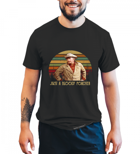 Crocodile Dundee Vintage T Shirt, Just A Bloody Poacher Tshirt, Duffy T Shirt