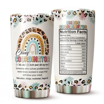 Chaos Coordinator Tumbler Stainless Steel Double Wall Insulated