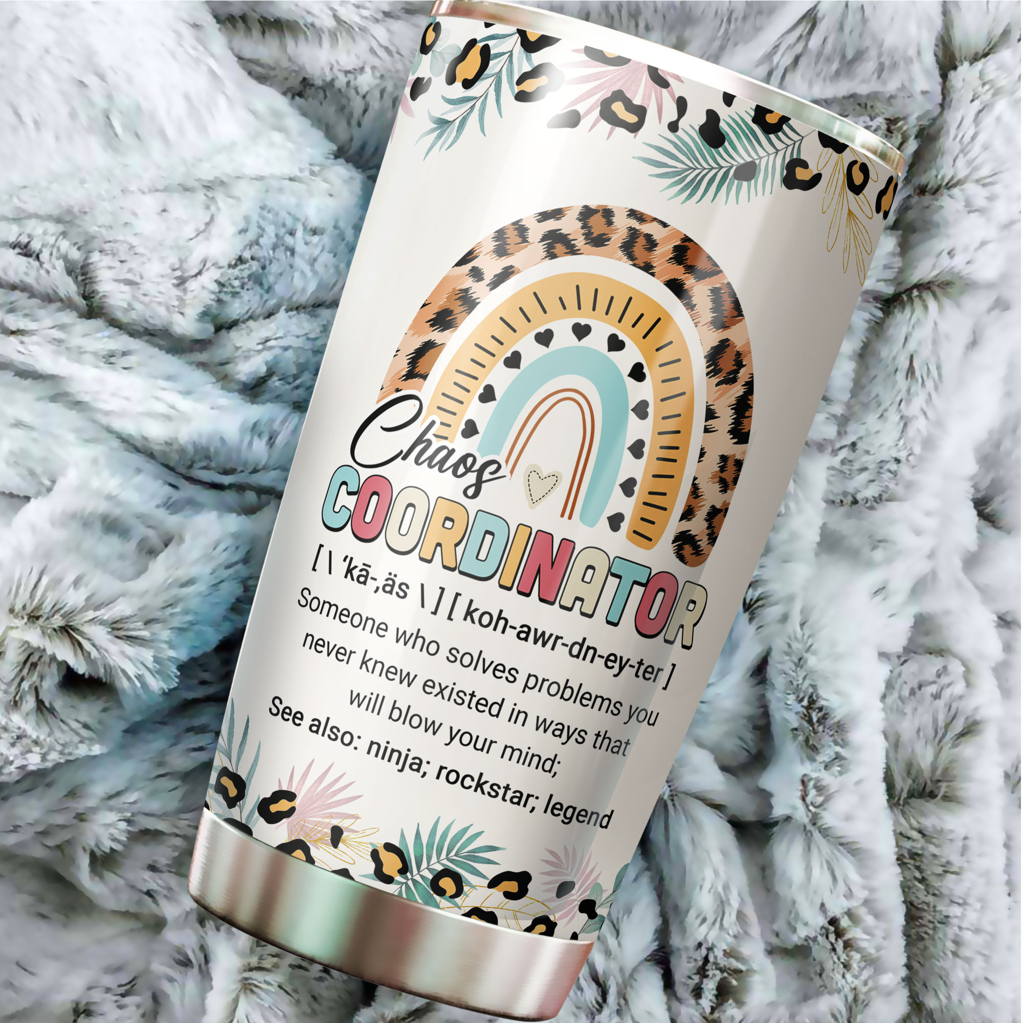 Chaos Coordinator Tumbler Stainless Steel Double Wall Insulated