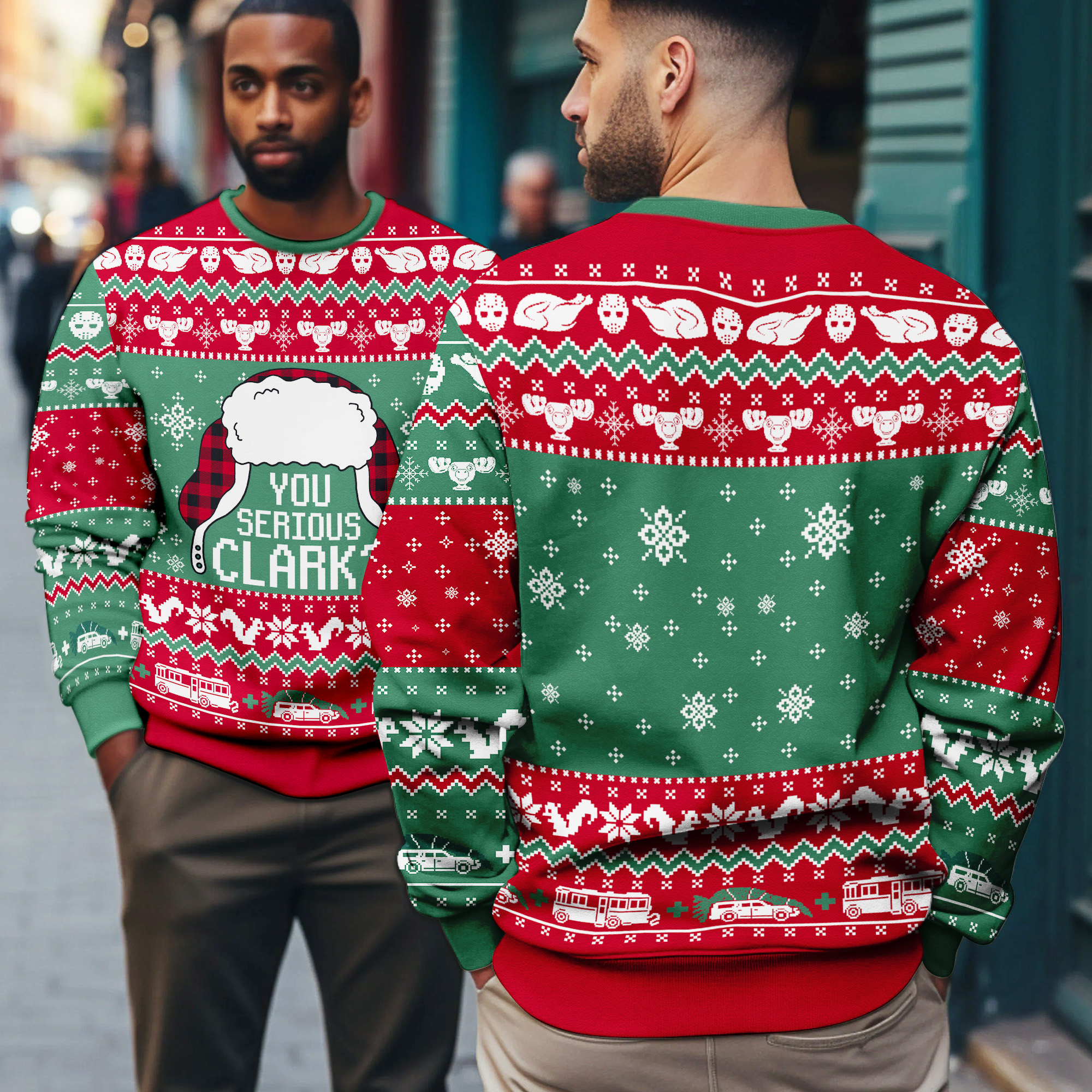 You Serious Clark Funny Christmas Vacation  Ugly Xmas Sweater