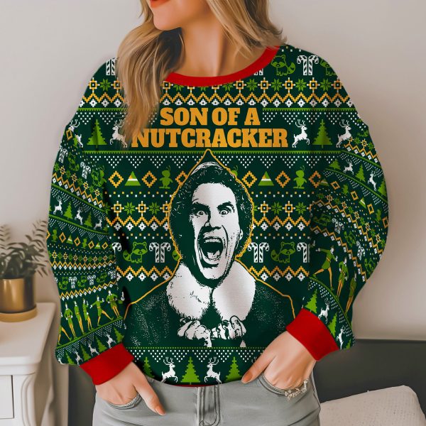 250414300 aa haoli 3d ugly sweater nutcracker buddy elf sweater 4 kzkdj
