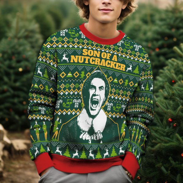 250414300 aa haoli 3d ugly sweater nutcracker buddy elf sweater 5 ayc69