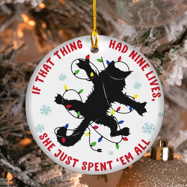 250527202 aa jm ceramic ornament christmas cat if that thing had nine lives 2 2 je90e