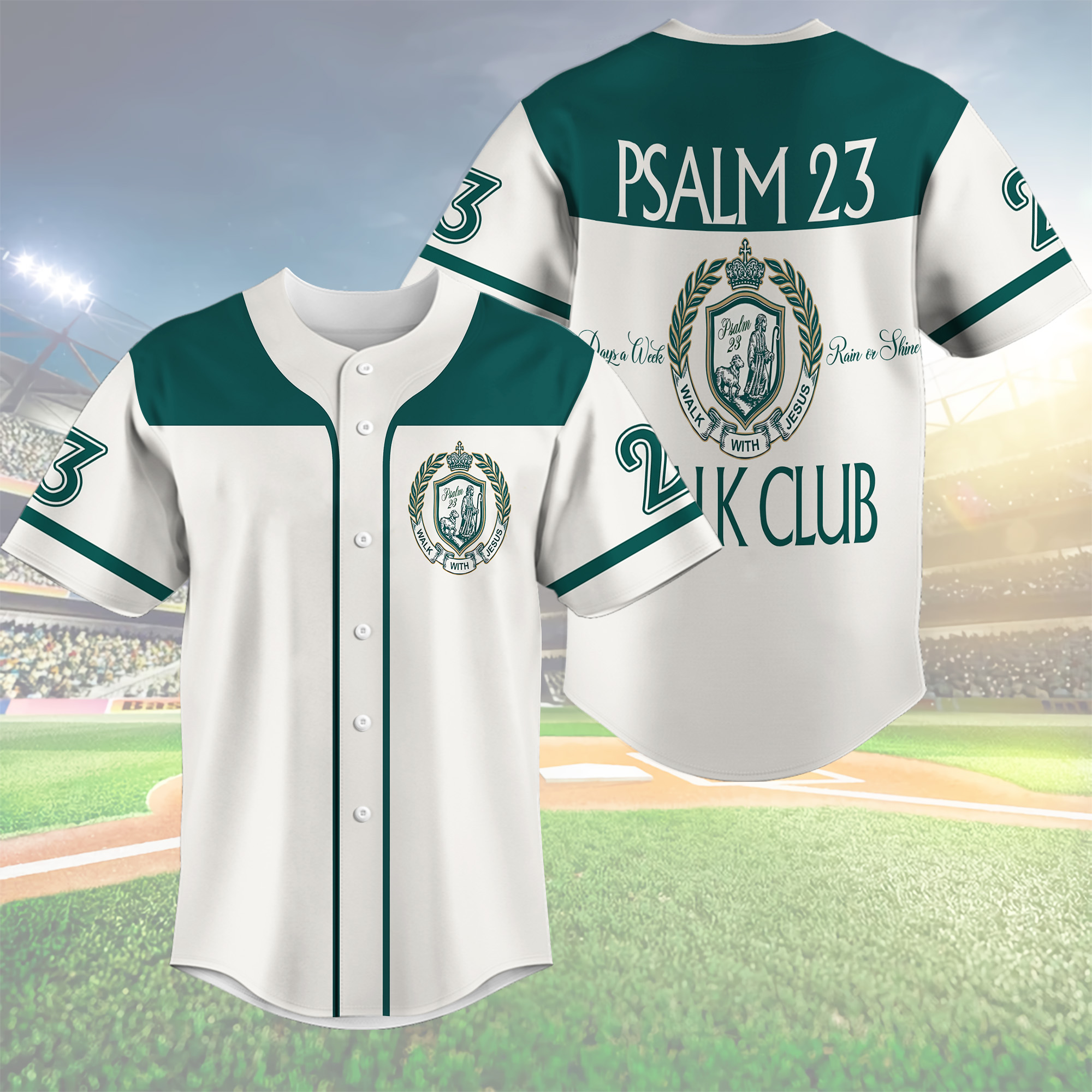 Baseball Jersey Christian Jesus Club