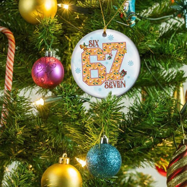 251020901 aa gm ceramic ornament six seven 67 christmas 3 9h4v0
