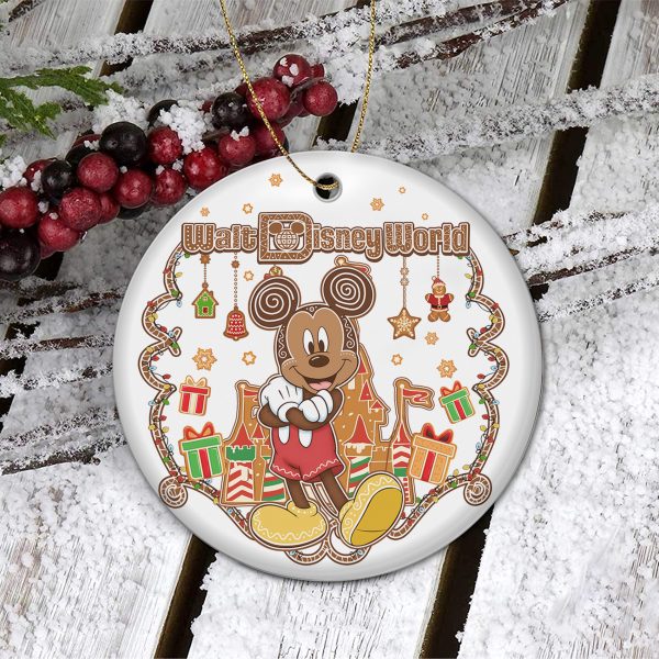 251027701 1 aa gm ceramic ornament mickey mouse gingerbread walt disney world christmas 4 otg1g