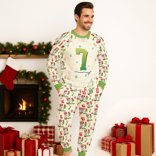 251113403 aa mc raglan pajamas six seven meme christmas 5 31xbq