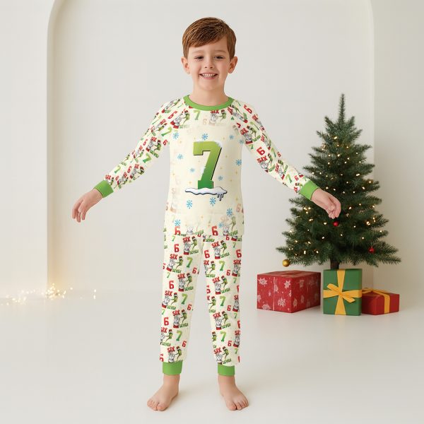 251113403 aa mc raglan pajamas six seven meme christmas 7 4rz7e