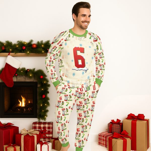 251113404 aa mc raglan pajamas six seven meme christmas 6 aj7ji