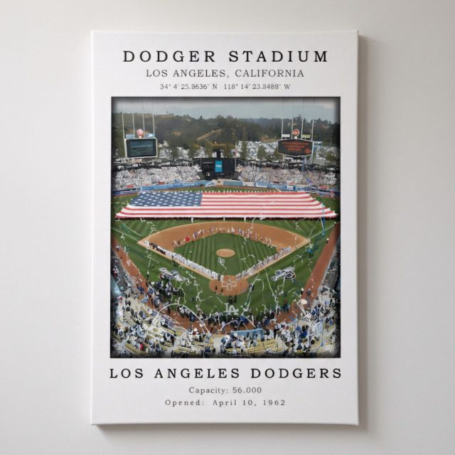 Dodger Stadium Wall Art Los Angeles Dodgers