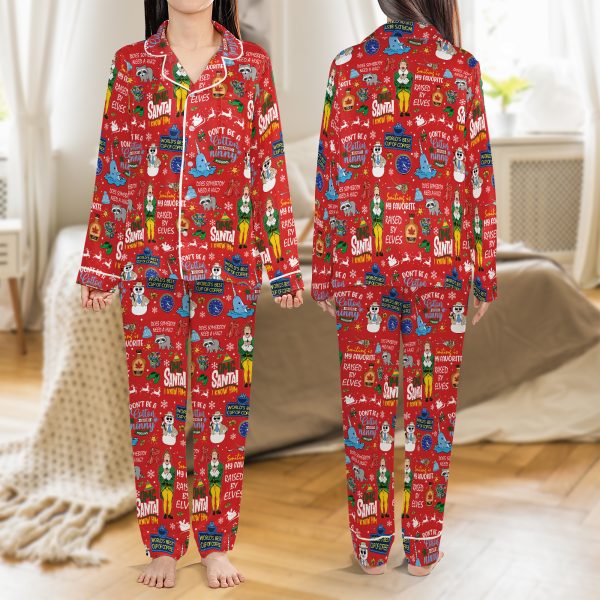 a251111002 3 merchize satin pajamas set buddy elf christmas 2 yq3x2