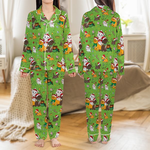 a251111004 2 merchize satin pajamas set christmas cat lover seamless 2 j9rhm