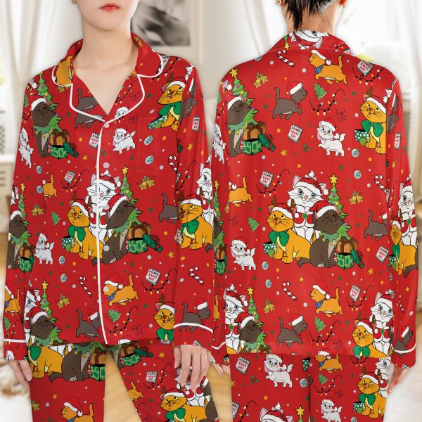 a251111004 3 merchize satin pajamas set christmas cat lover seamless 1 70871