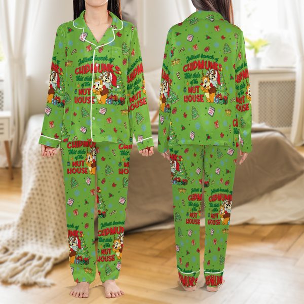 a251111005 2 merchize satin pajamas set christmas bunch of chipmunks this side of the nut house 2 srma6