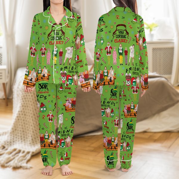 a251111007 2 merchize satin pajamas set christmas cartoon movie 2 mbo6b