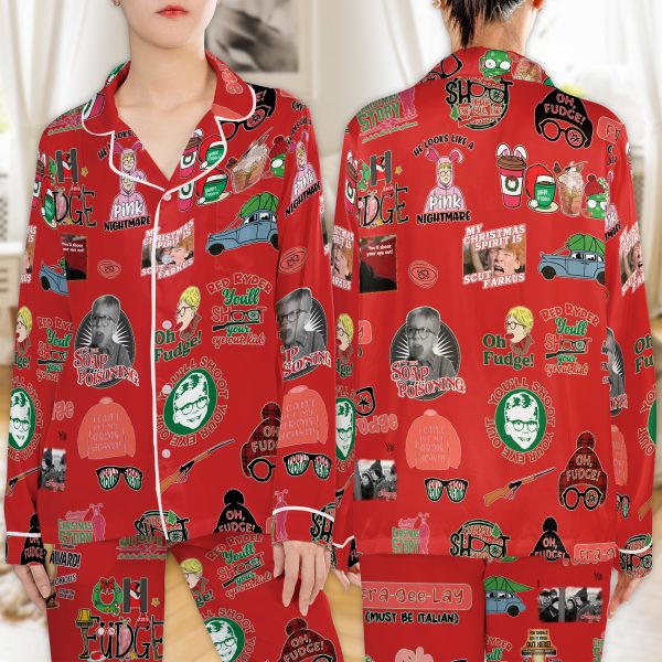 a251111008 3 merchize satin pajamas set christmas story movie 1 3517u