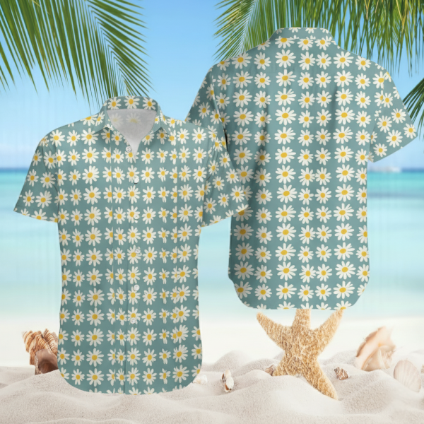 hawaiian shirt daisy fbdu1