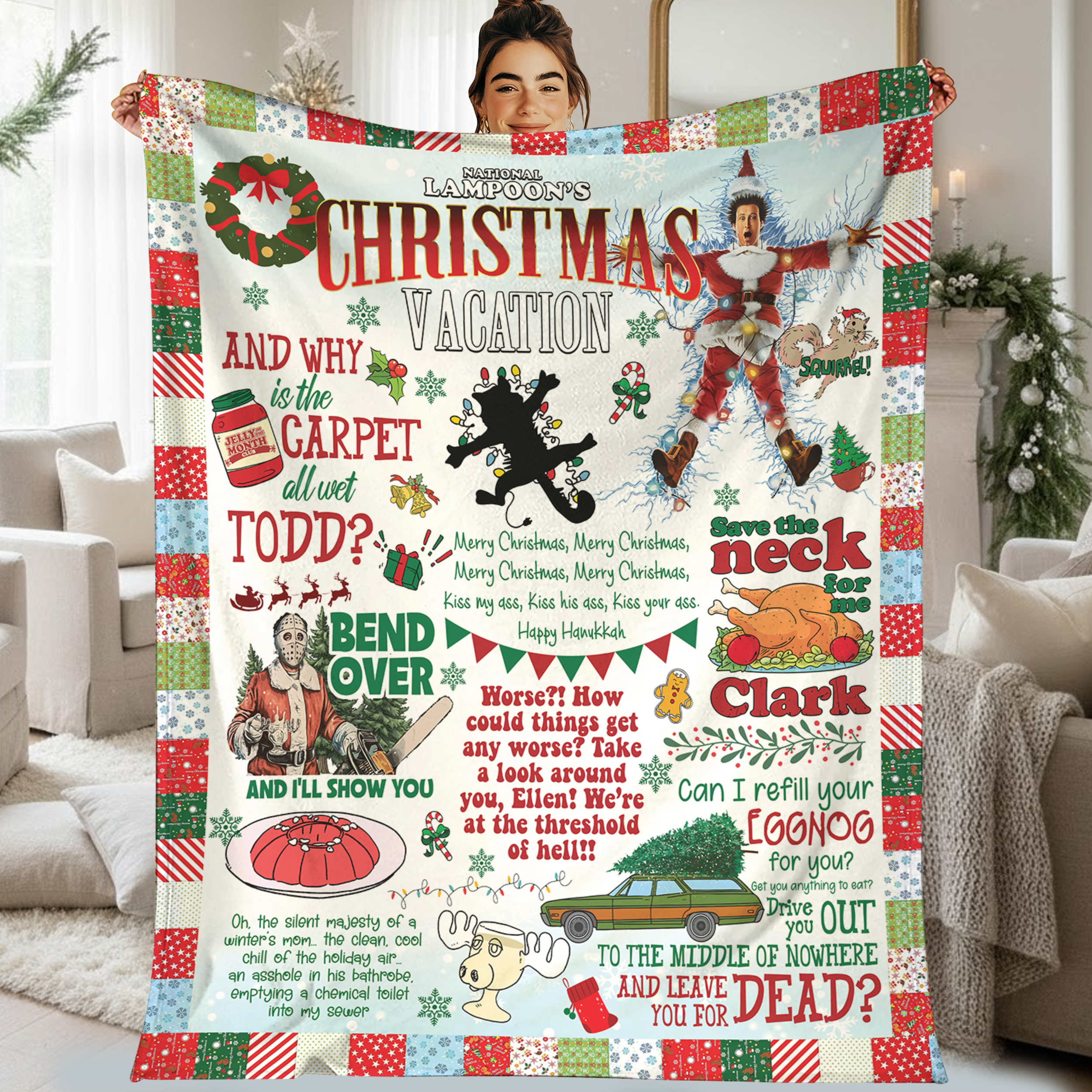 National Lampoon’s Christmas Vacation Fleece Blanket