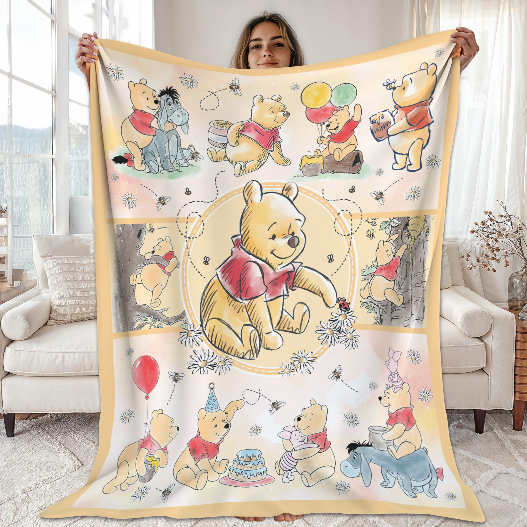 Winnie the Pooh & Friends DC Fleece Blanket Winnie the Pooh & Friends DC Fleece Blanket