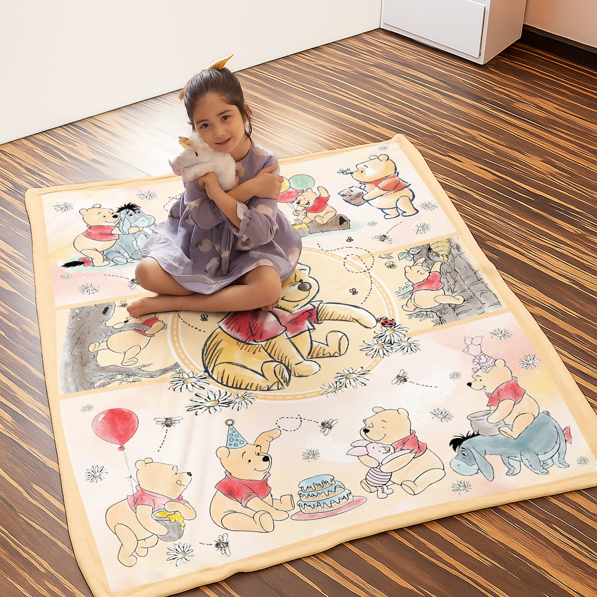 Winnie the Pooh & Friends DC Fleece Blanket