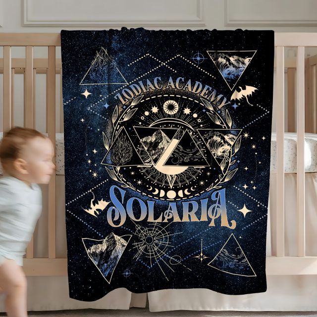 Zodiac Academy Solaria Fantasy Book Series Fleece Blanket
