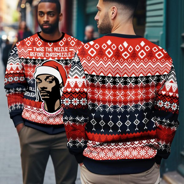 250402405 aa haoli 3d ugly sweater twas the nizzle before chrismizzle 2 zqwnp
