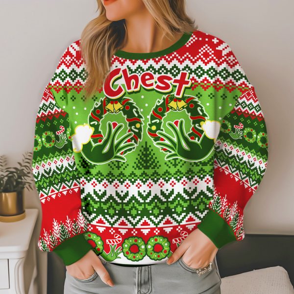 250402407 aa haoli 3d ugly sweater christmas couple chest nuts grinch 4 5gou5