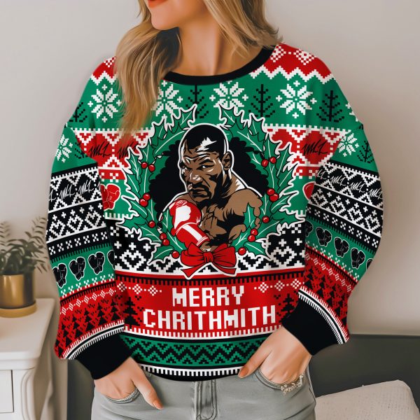 250419400 aa haoli 3d ugly sweater merry chrithmith mike tyson funny 4 11rlq