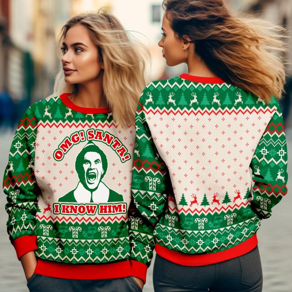 250513300 aa haoli 3d ugly sweater nutcracker buddy elf sweater 3 g6gp5