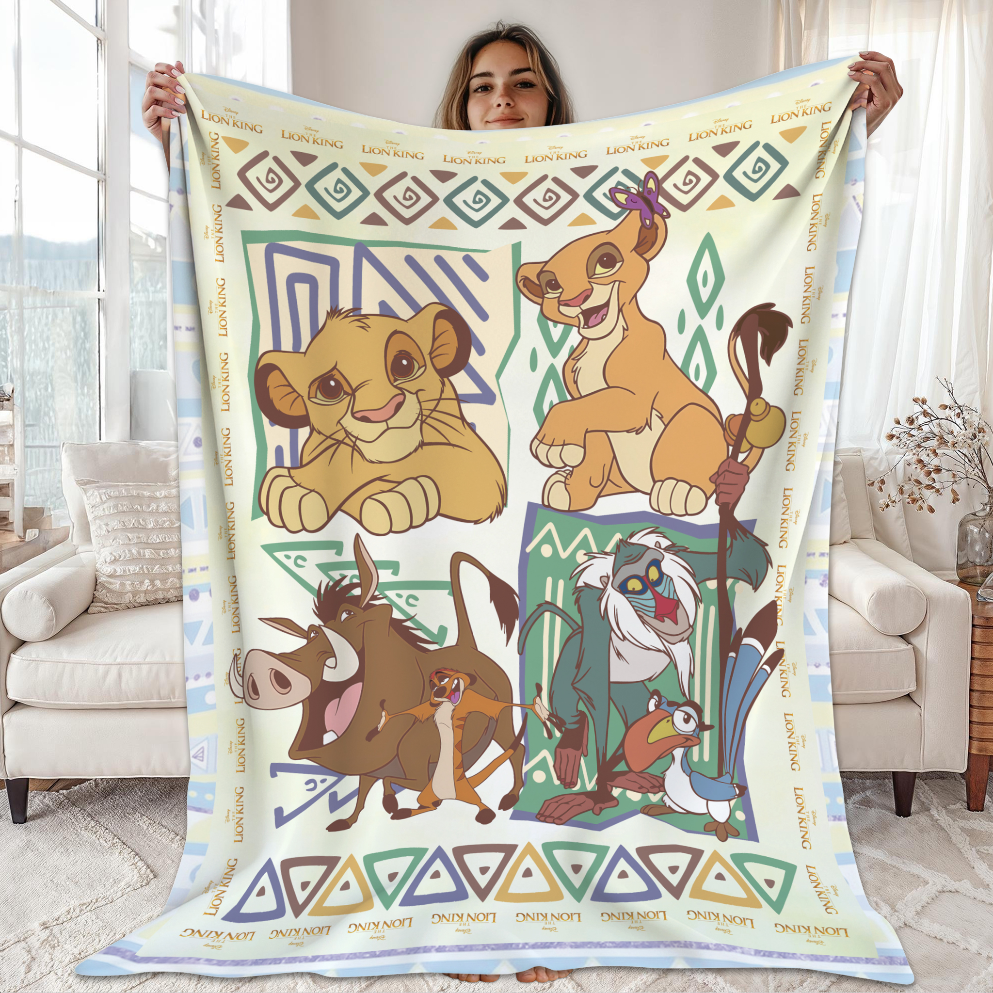 Simba & Friends The Lion King DC Fleece Blanket Simba & Friends The Lion King DC Fleece Blanket