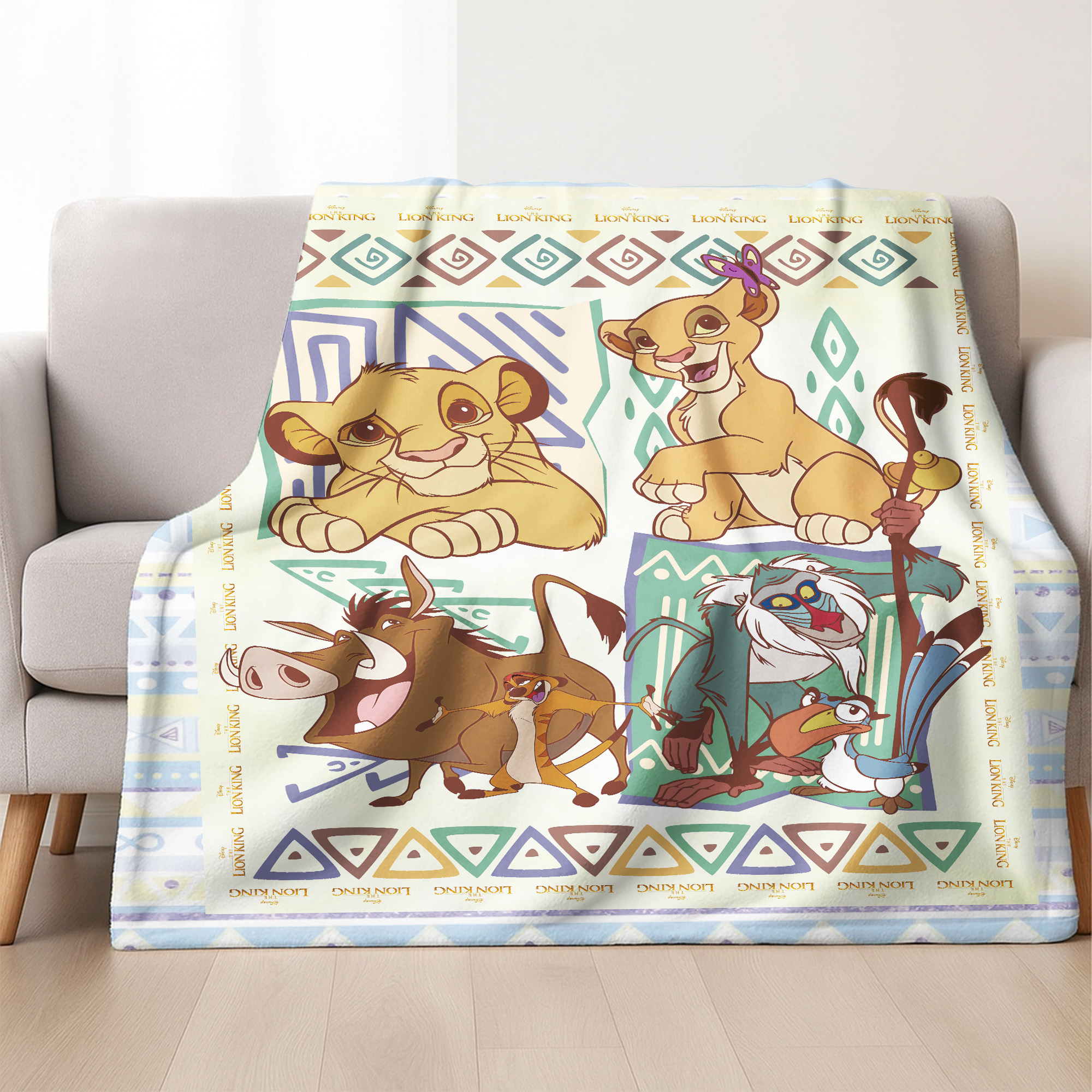 Simba & Friends The Lion King DC Fleece Blanket