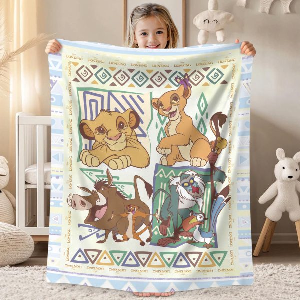 250808306 gm fleece blanket 30x40 lion king mk blanket kid 1 vha0y