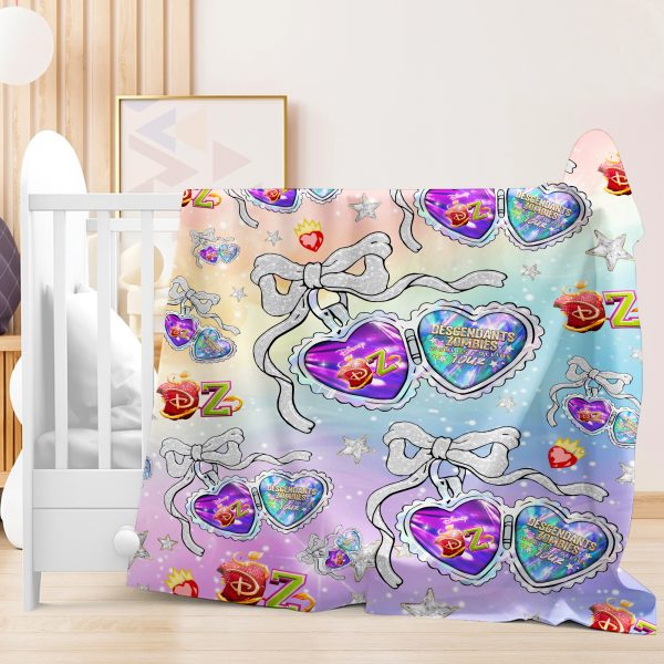 250813301 aa gm fleece blanket 30x40 descendants zombies world tour matching 2 ybc7h