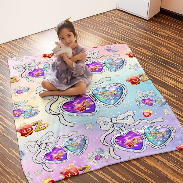 250813301 aa gm fleece blanket 30x40 descendants zombies world tour matching 4 wttb5