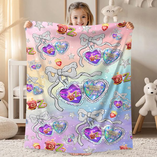 250813301 gm fleece blanket 30x40 descendants zombies world tour matching mk blanket kid 1 ksjw2