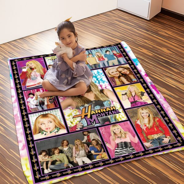 250816300 aa gm fleece blanket 30x40 hannah montana 4 eylxn