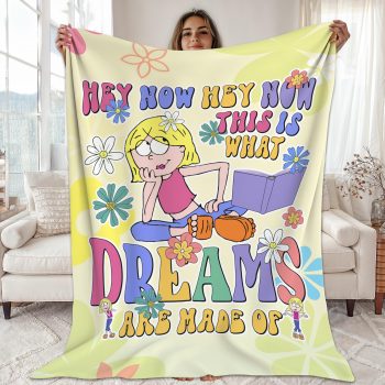 Hey Now Dreams Are Made Of This Lizzie McGuire Disney Fleece Blanket