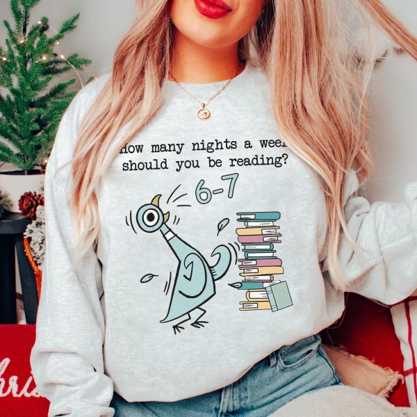 251112212 gm tshirt 2d how many nights a week should you be reading 6 7 4 zd4kn
