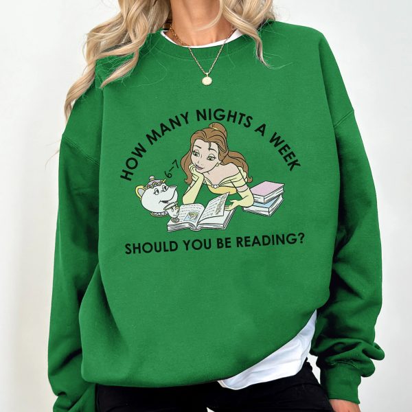 Belle Reading Motivation 6-7 Nights Beauty and the Beast Inspired Apparel