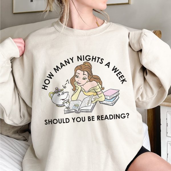 Alternative view of Belle Reading Motivation 6-7 Nights Beauty and the Beast Inspired Apparel
