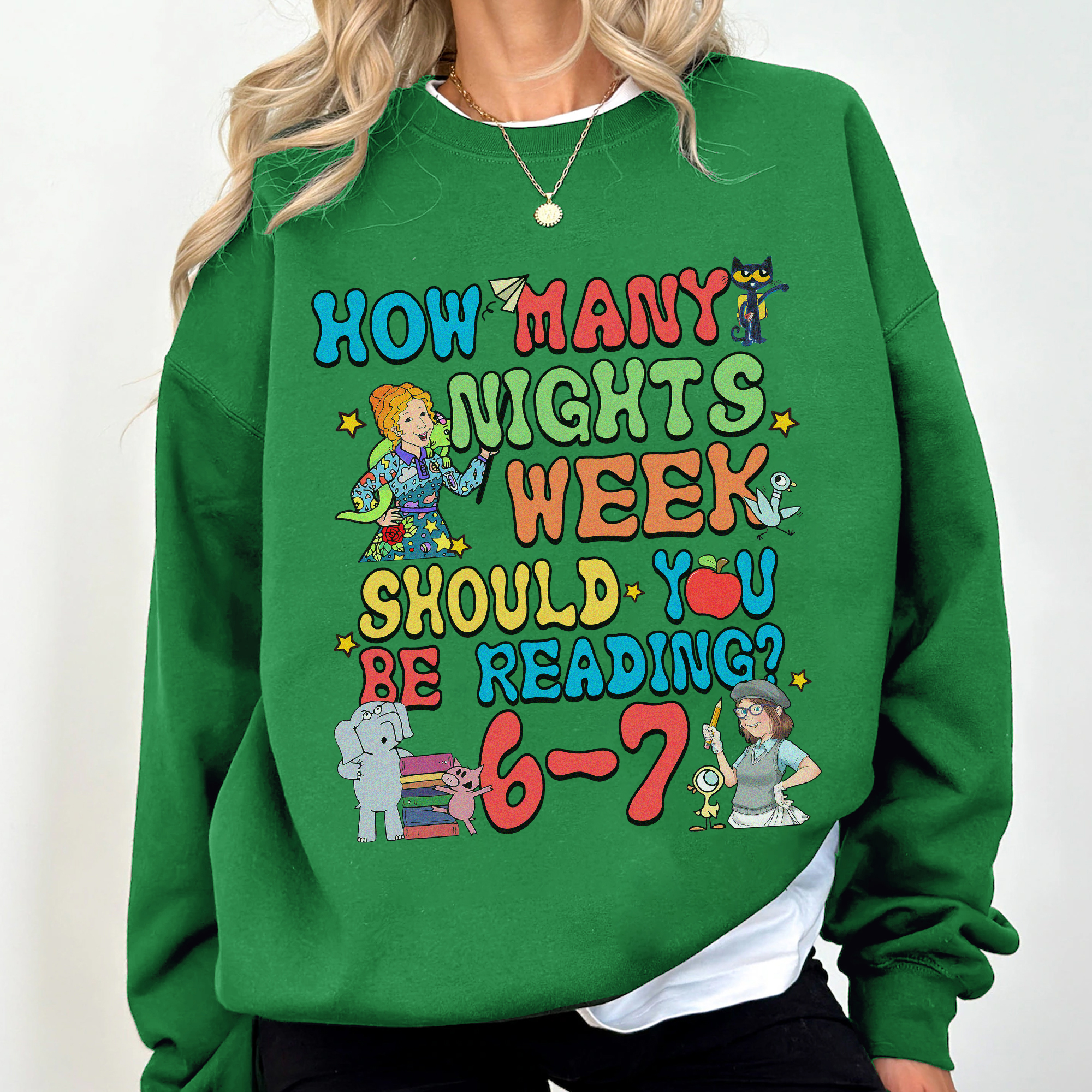 Classic Children’s Storybook Characters 6-7 Pete the Cat Mo Willems Inspired Apparel