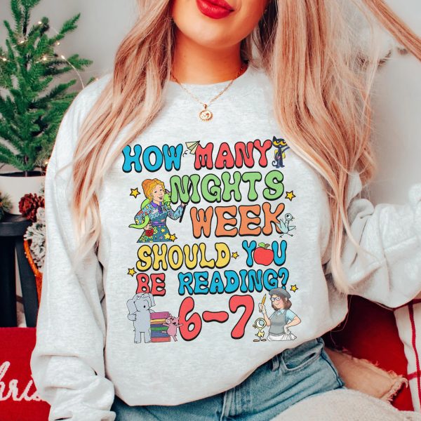 251126001 gm tshirt how many nights a week should you be reading 6 7 4 g3kv9