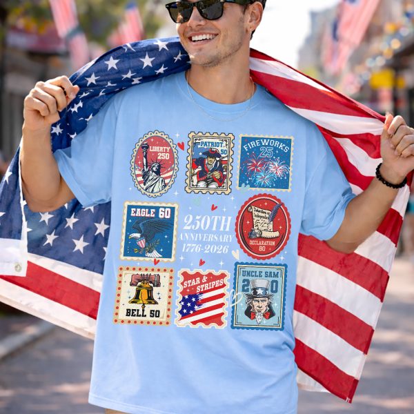 Alternative view of Celebrate USA 250th Anniversary Patriotic USA Stamps