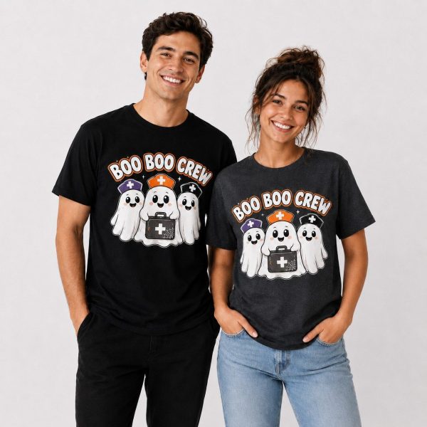 Boo Boo Crew Halloween Nurse Ghost Shirt
