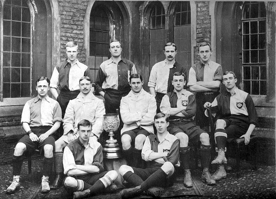 Queens College Cambridge Football Team 1900 1901